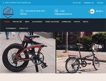 Tablet Screenshot of origamibicycles.com